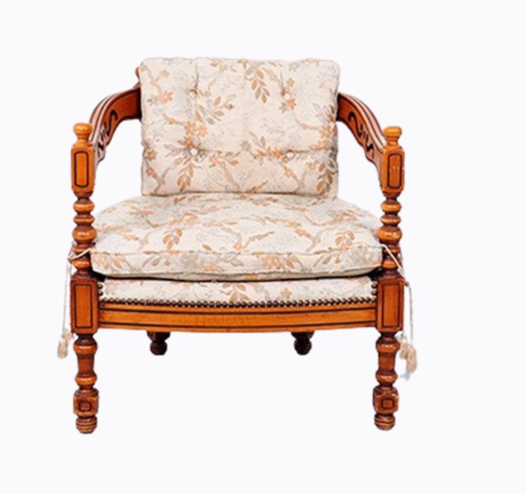 Klassieke fauteuil Georgetti, Ophalen, Overige materialen, Gebruikt, 75 tot 100 cm