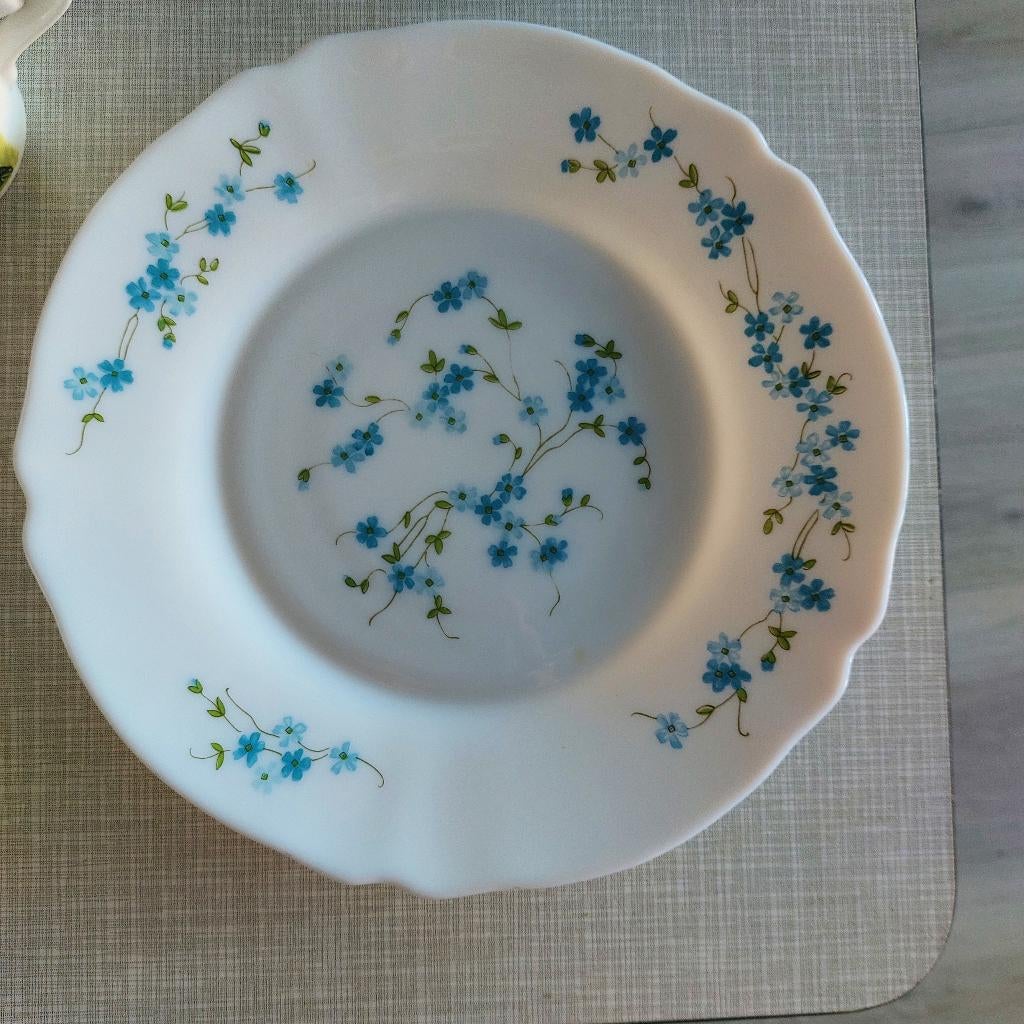 Arcopal servies Veronica, diepe, platte en ontbijtborden, Ophalen of Verzenden, Bord(en), Overige stijlen, Glas