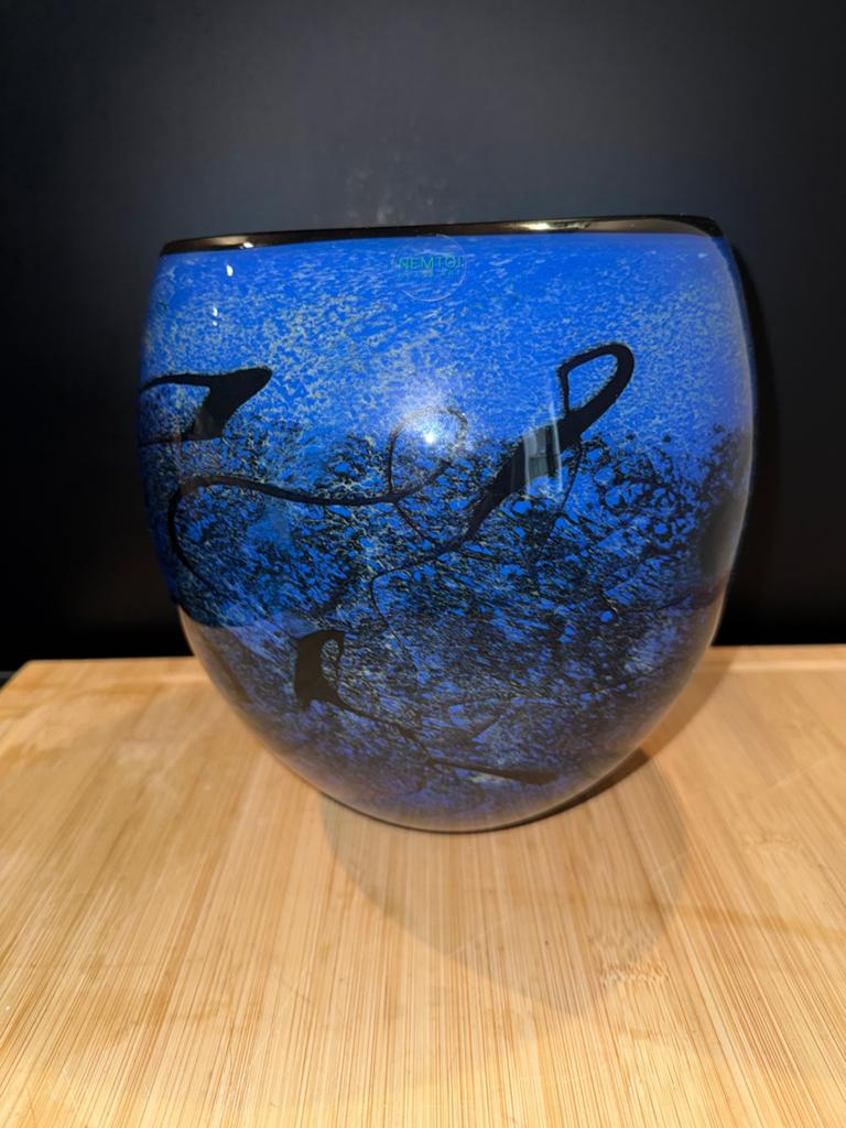 Grote Ioan Nemtoi art glass vaas, Ophalen of Verzenden