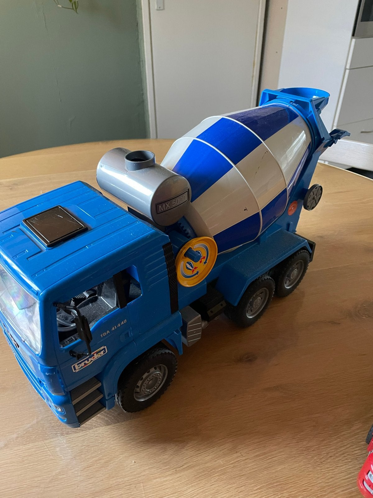 Bruder Cementwagen, Ophalen, Gebruikt