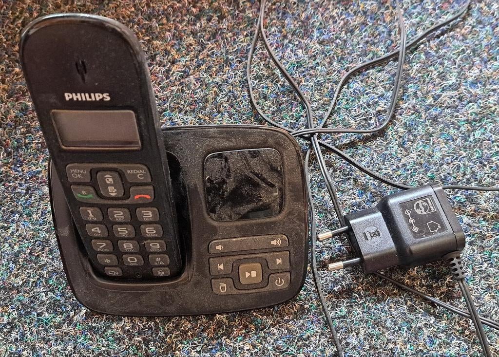 Draadloze Philips telefoon met oplaadstation, Ophalen, 1 handset