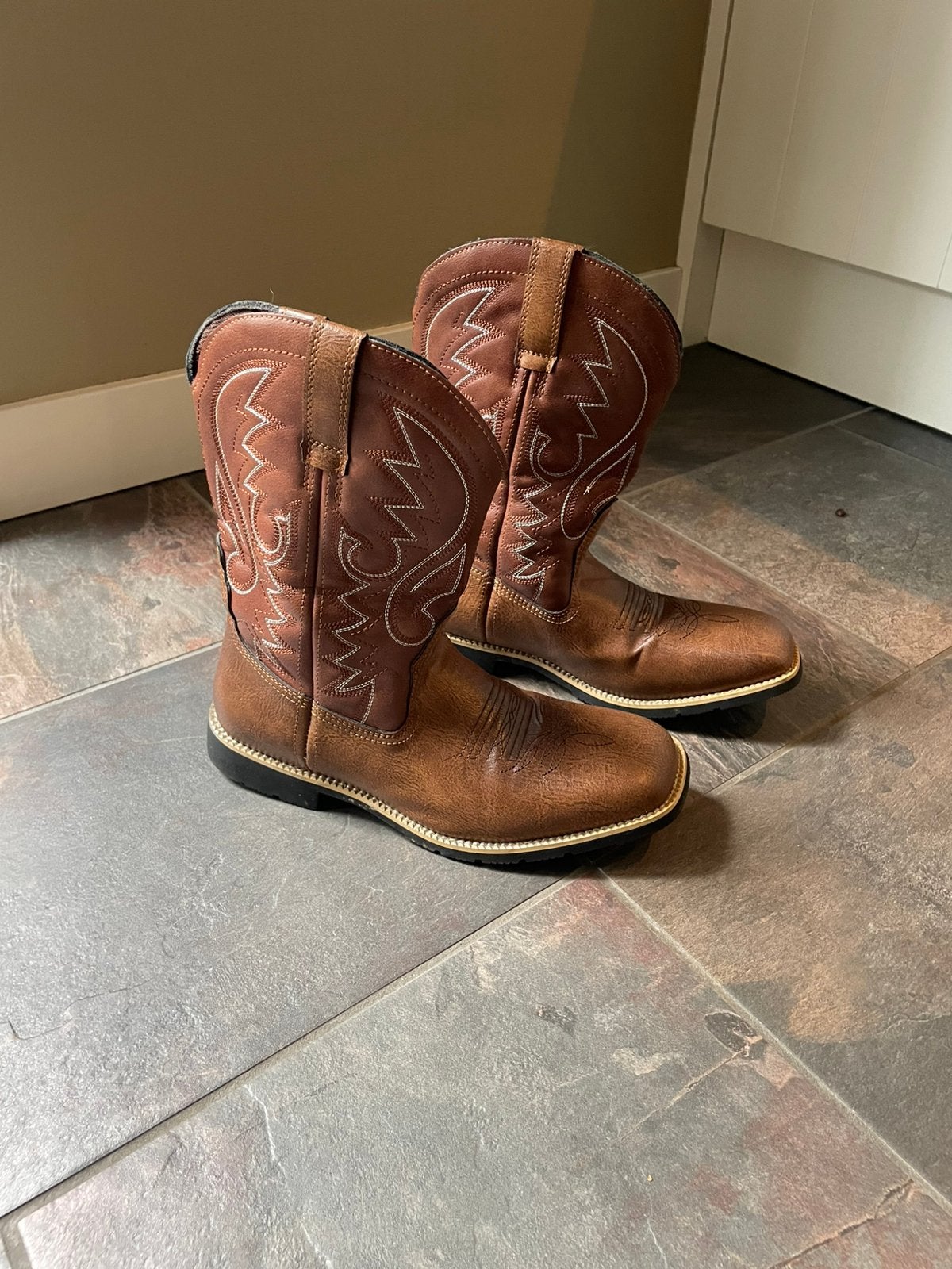 Bruine cowboylaarzen maat 39, Kleding | Dames, Schoenen, Bruin, Lage of Enkellaarzen, Ophalen of Verzenden, Zo goed als nieuw