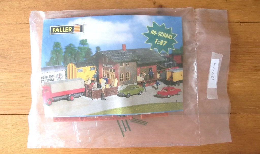 Faller 120154 goederenloods H0, Hobby en Vrije tijd, Overige merken, Gelijkstroom of Wisselstroom, Ophalen of Verzenden, Nieuw