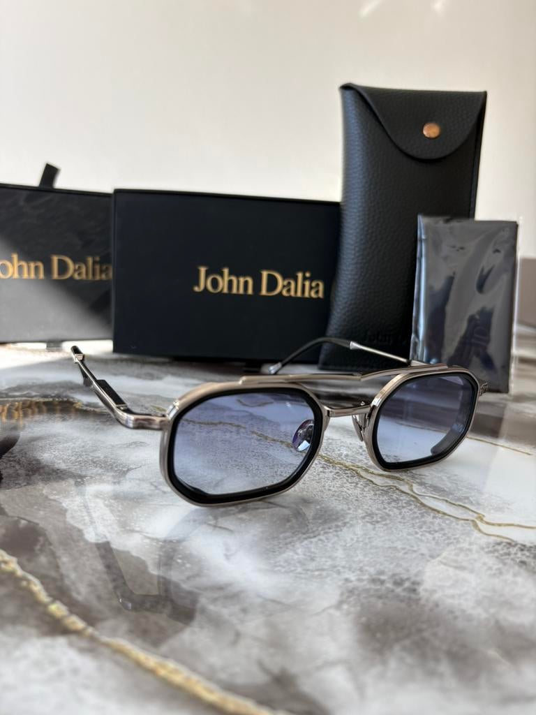 John Dalia, Overige merken, Zonnebril, Zwart, Ophalen of Verzenden