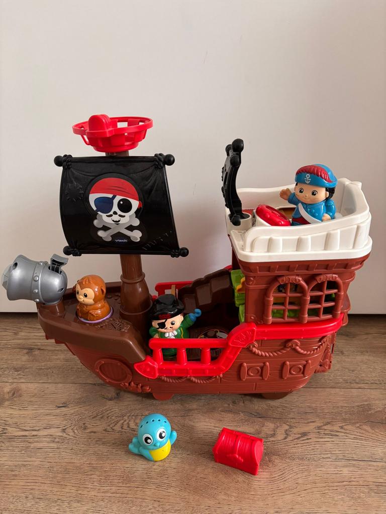 Vtech piratenschip, Ophalen, Zo goed als nieuw, 6 maanden tot 2 jaar