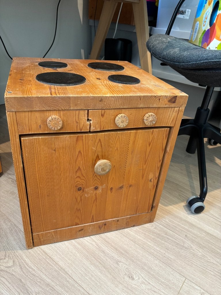 Houten fornuisje, Ophalen, Gebruikt, Hout, Speelkeuken