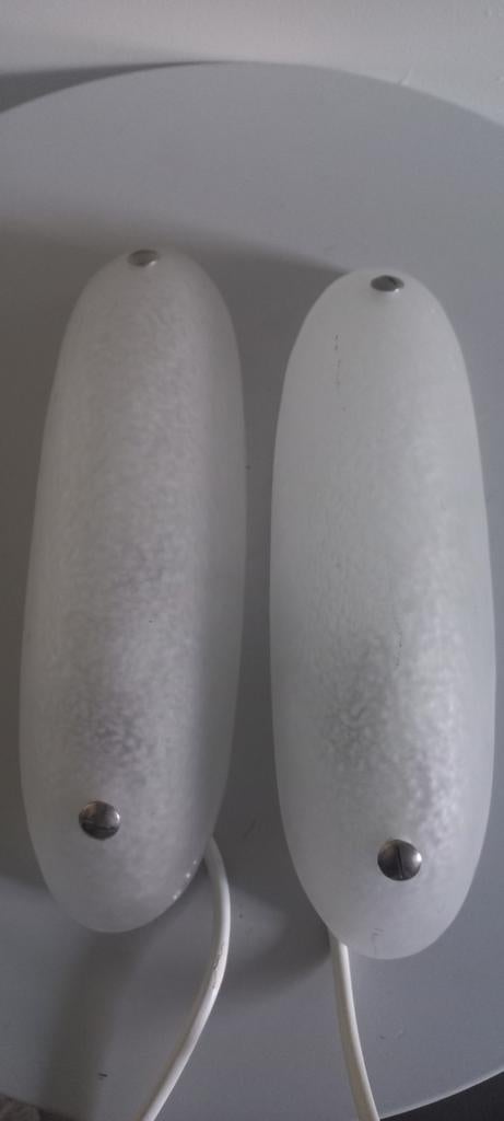 Vintage design glazen wandlamp 2x masterlight, Ophalen of Verzenden