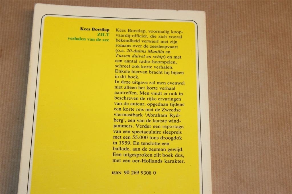 Zilt Kees Borstlap — Zeeverhalen & Maritiem 1971, Gebruikt, -, -, Ophalen of Verzenden