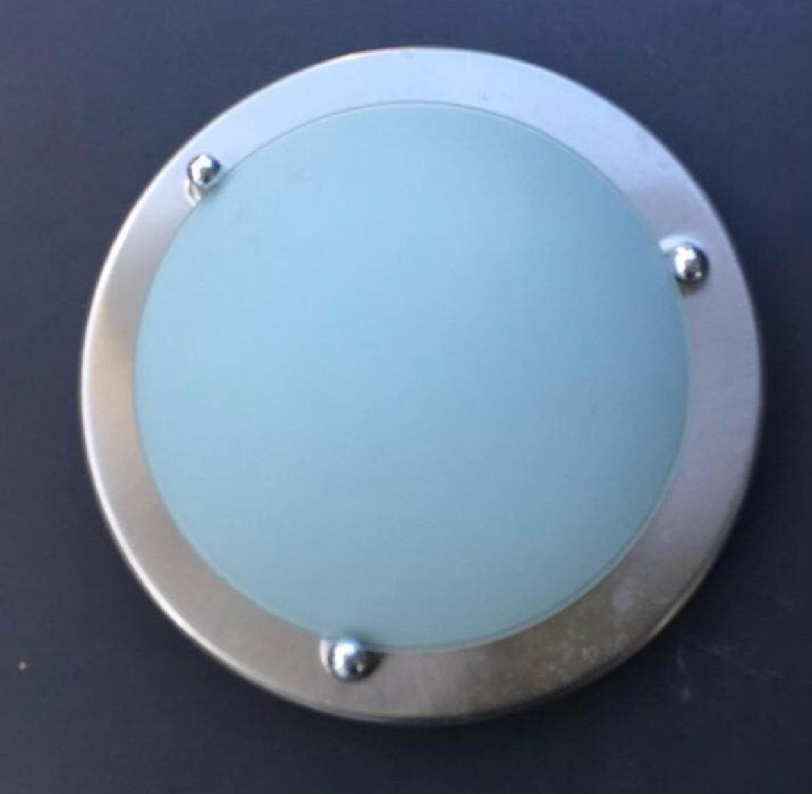 Mooie ronde plafondlamp wc badkamer vochtige ruimtes, Gebruikt, Modern, Overige fittingen, Ophalen of Verzenden
