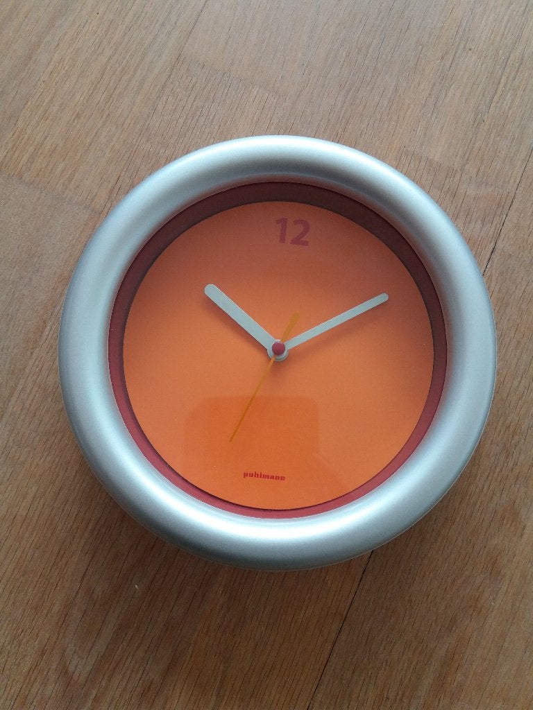 Wandklok, Huis en Inrichting, Ophalen, Wandklok, Analoog, Werkt op batterijen