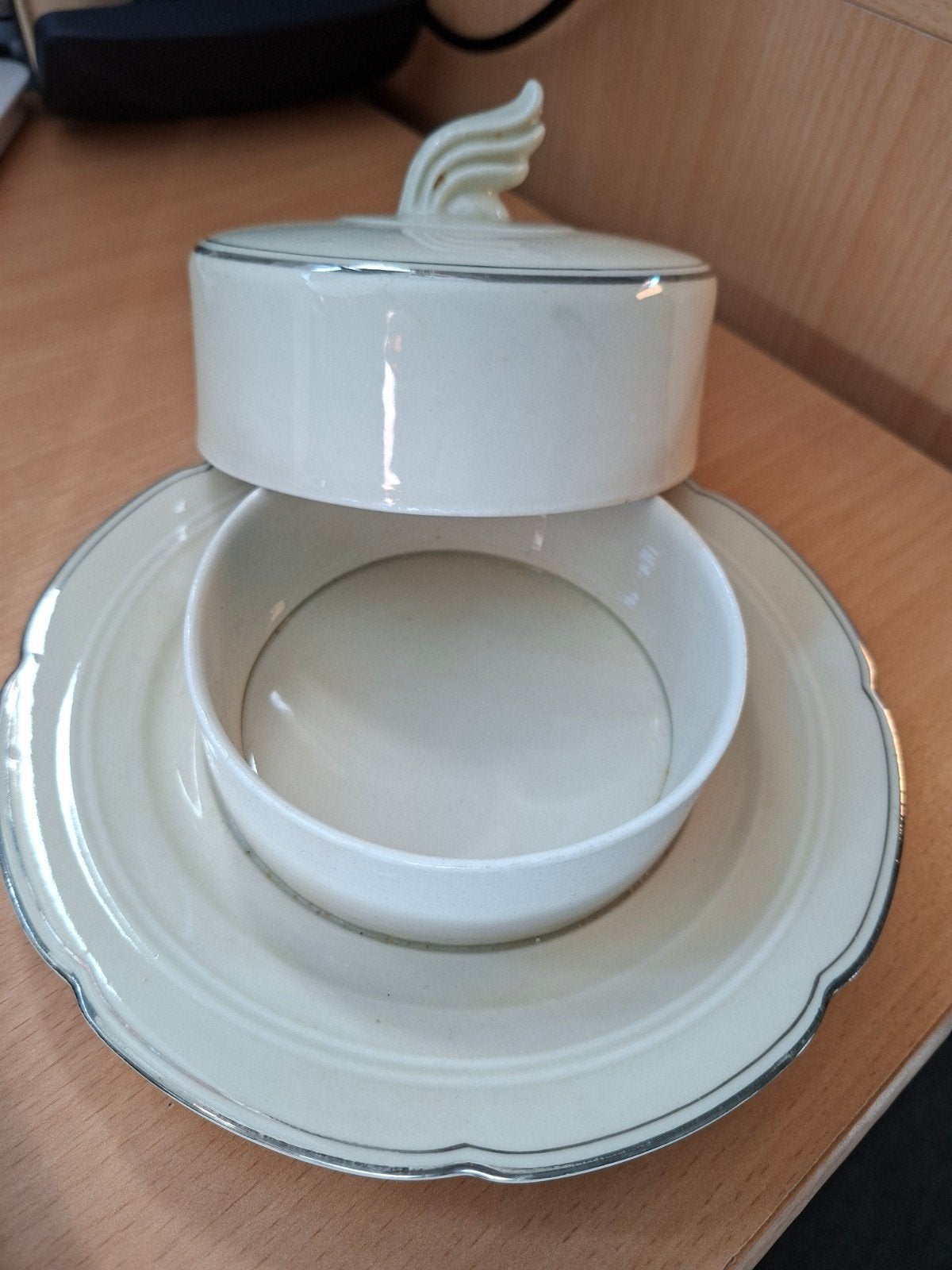 Antiek servies van rond de 100 jaar oud, bod gevraagd., Antiek en Kunst, Ophalen