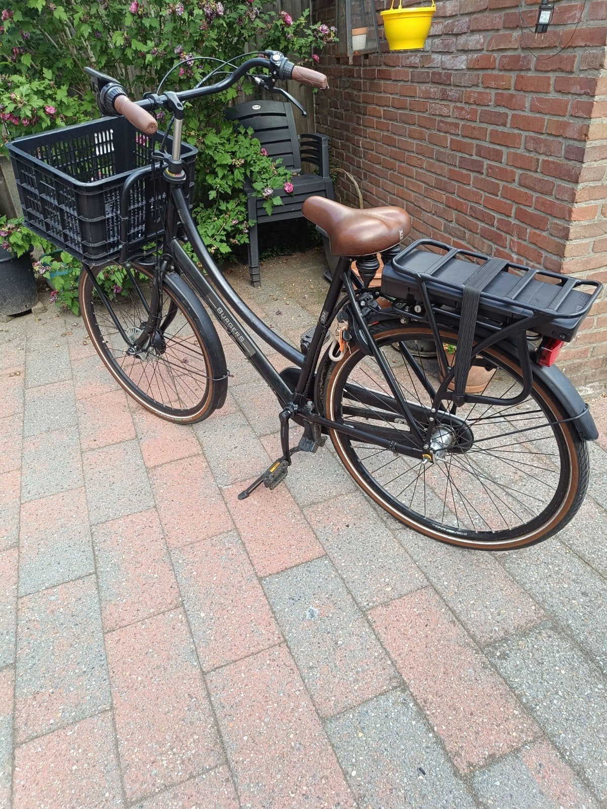 Burgers cargo elektrische fiets, Ophalen, Zo goed als nieuw