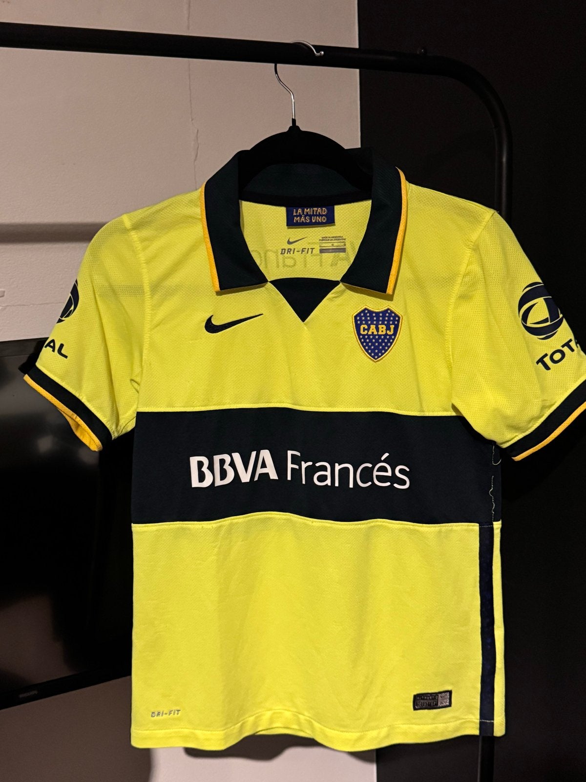 Nike Boca Juniors Thuisshirt Geel/Zwart Maat L, Maat 52/54 (L), Geel, Ophalen of Verzenden, Zo goed als nieuw