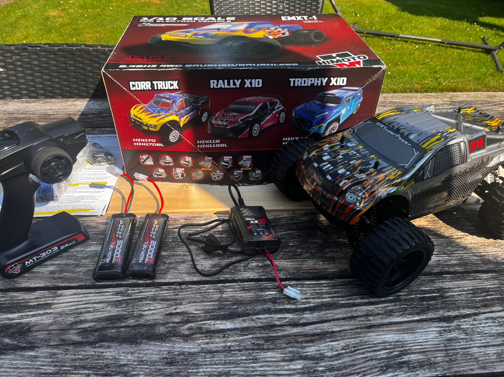 Himoto Race auto/monster truck, Ophalen, Zo goed als nieuw