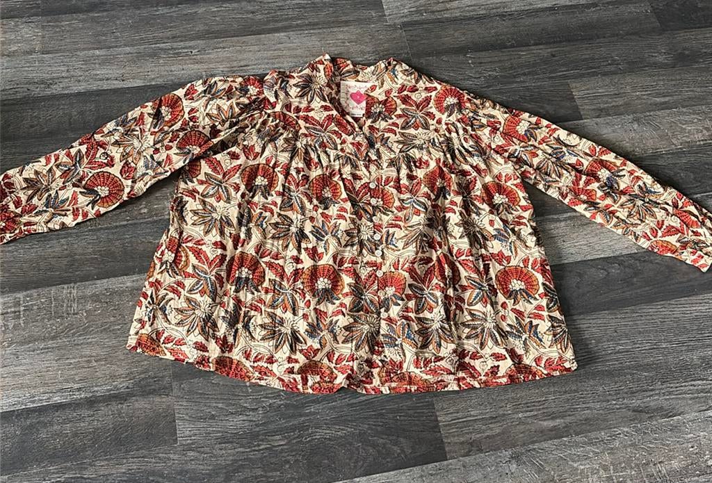 India blouse one size, Ophalen of Verzenden, Zo goed als nieuw, Maat 38/40 (M), Overige kleuren