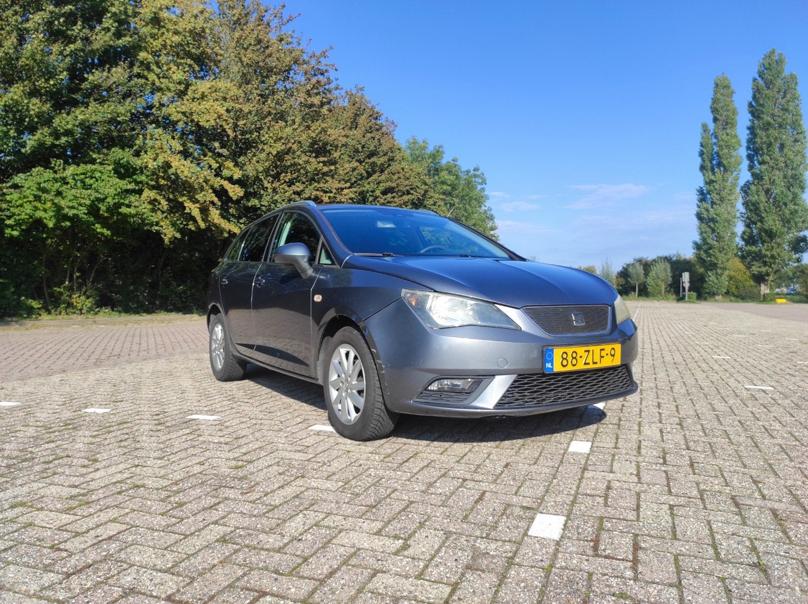 Seat Ibiza 1.2TDI 55KW Ecomotive ST 2012 Grijs, Auto's, Voorwielaandrijving, 74 pk, 1199 cc, Ibiza