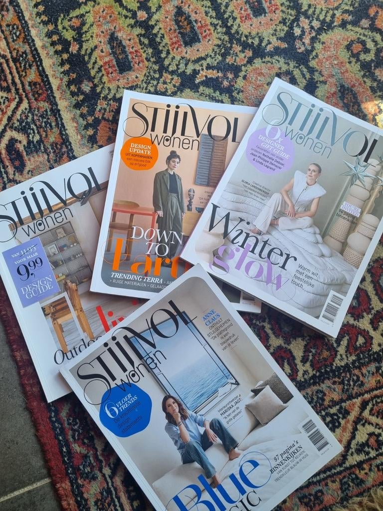 Stijlvol Wonen magazines - diverse edities, Boeken, Ophalen of Verzenden, Zo goed als nieuw, Overige typen