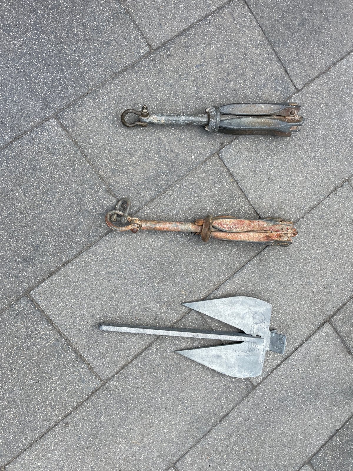 Diverse ankers voor boot, Ophalen, Gebruikt, Overige typen
