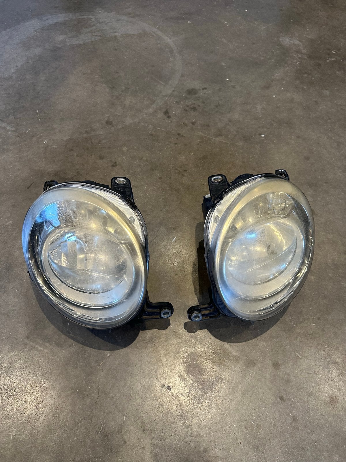 Originele Fiat 500 Koplampen, Auto-onderdelen, Ophalen of Verzenden, Gebruikt, Fiat