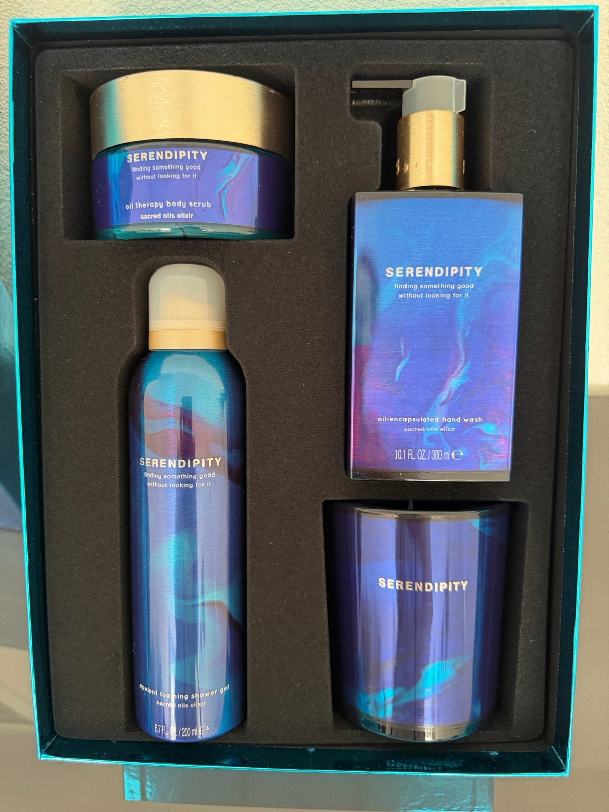 Serendipity Geschenkset met 4 producten., Verzenden, Nieuw, Overige typen