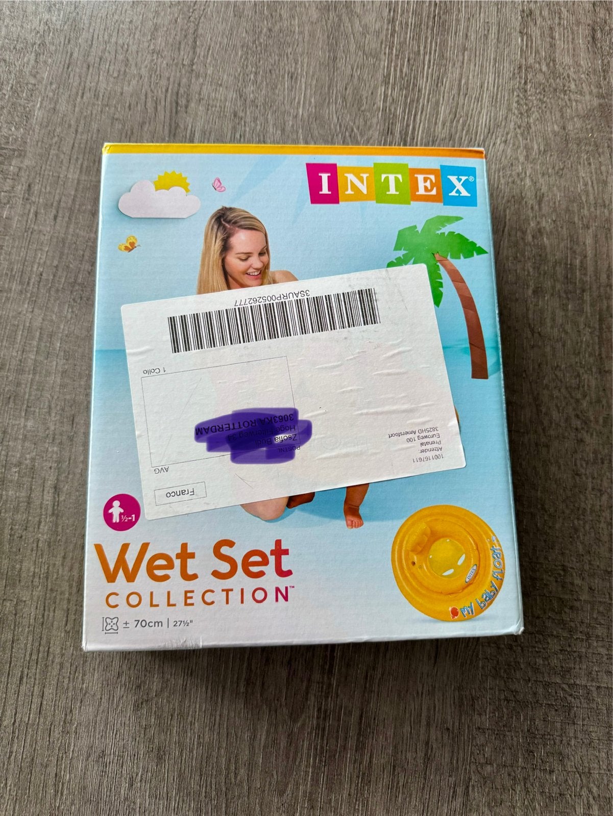 Intex Baby Zwemband - Wet Set Collection (70 cm), Tuin en Terras, Ophalen of Verzenden, Nieuw, Overige typen