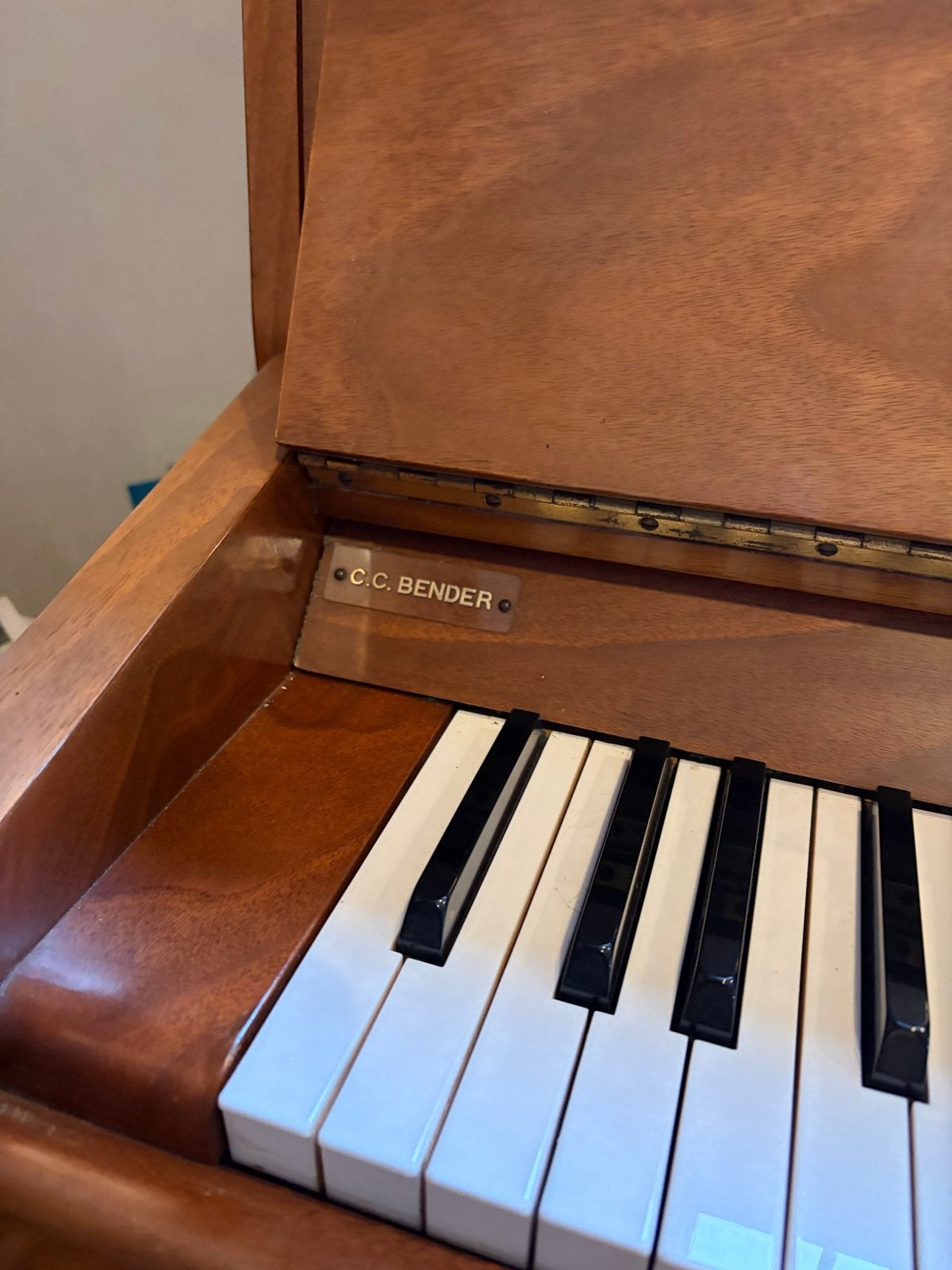 Knight Piano C.C. Bender - Klassieke Staande Piano, Ophalen, Gebruikt, Bruin, Piano