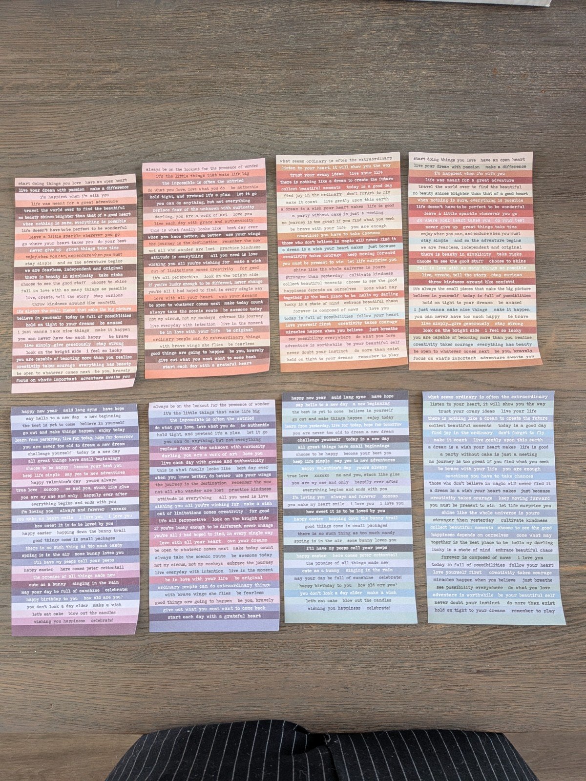 Inspirerende tekst- en citaatstickers (8 vellen), Ophalen of Verzenden