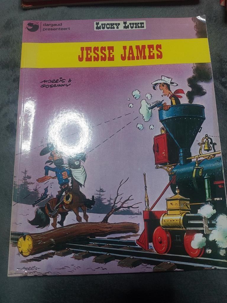 Lucky Luke - Jesse James (Morris & Goscinny), Boeken, Stripboeken, Eén stripboek, Ophalen of Verzenden, Gelezen, Morris & Goscinny