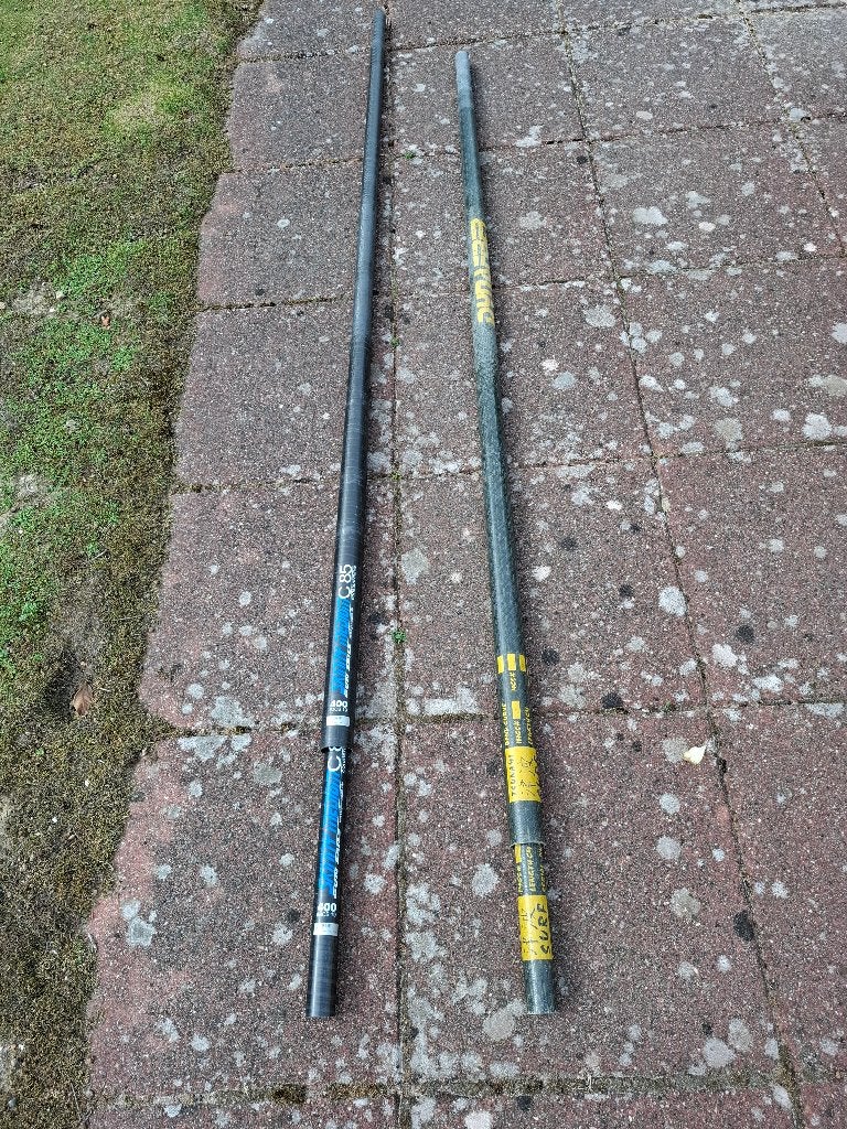 Surfmasten, Gebruikt, Mast, Deelbare mast, Ophalen
