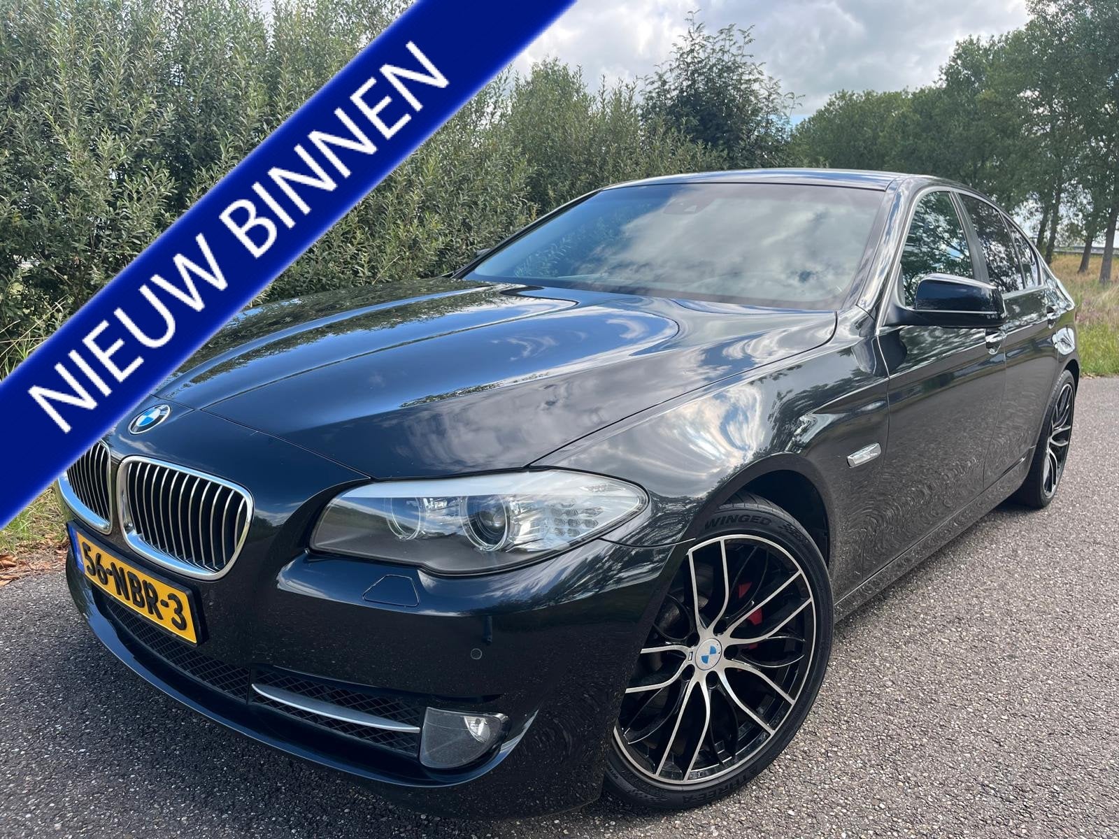 BMW 5-serie 523i | Automaat | Clima | Cruise | Bluetooth | L, Auto's, Euro 5, Achterwielaandrijving, Gebruikt, 2000 kg