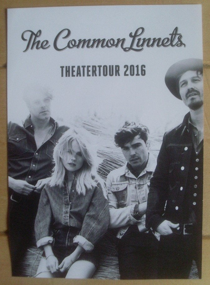The Common Linnets - Theatertour 2016 (Flyer) Ilse DeLange, Verzamelen, Ophalen of Verzenden, Gebruikt, Foto of Kaart