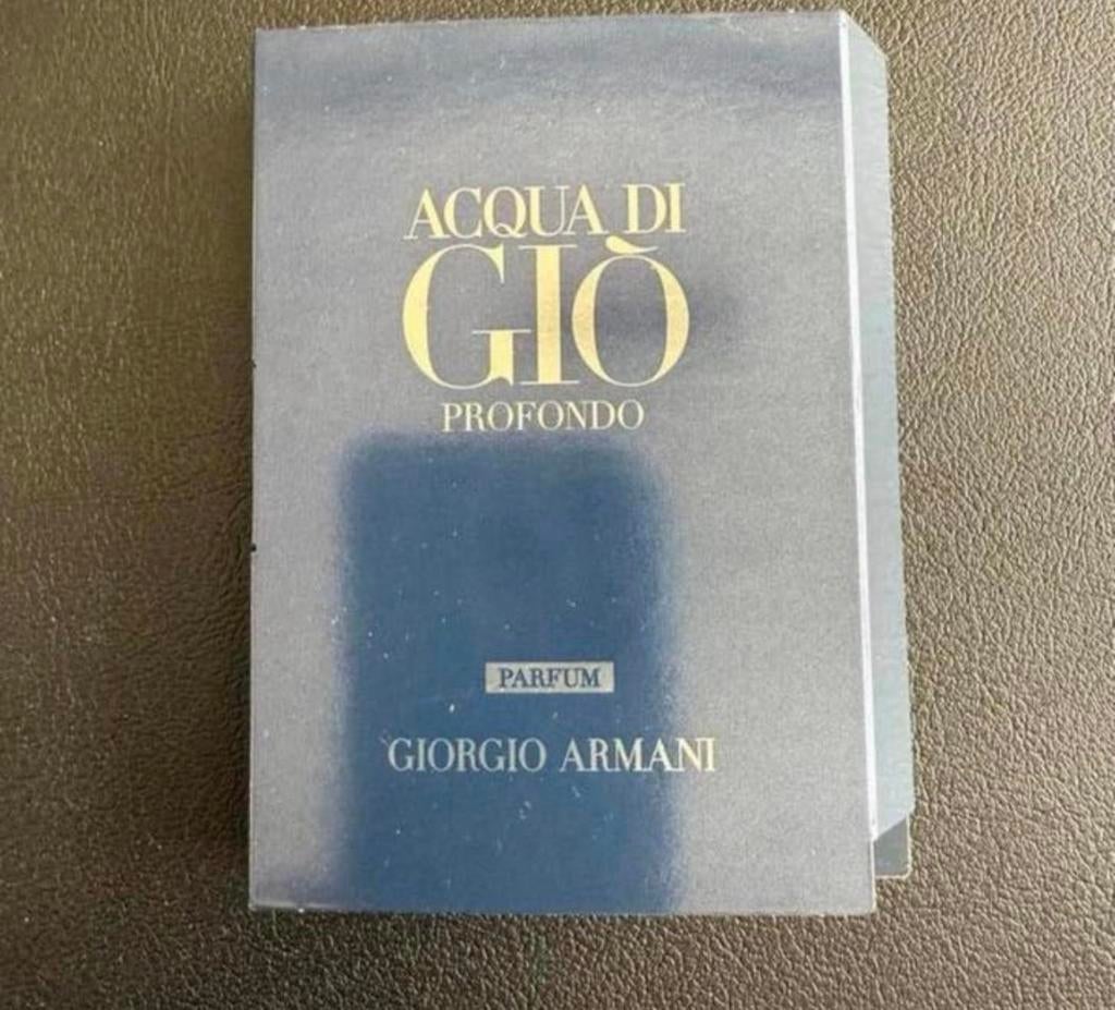 Parfum proefje Acqua di Gio PARFUM Armani, Verzenden, Nieuw, Proef of Tester, Gevuld