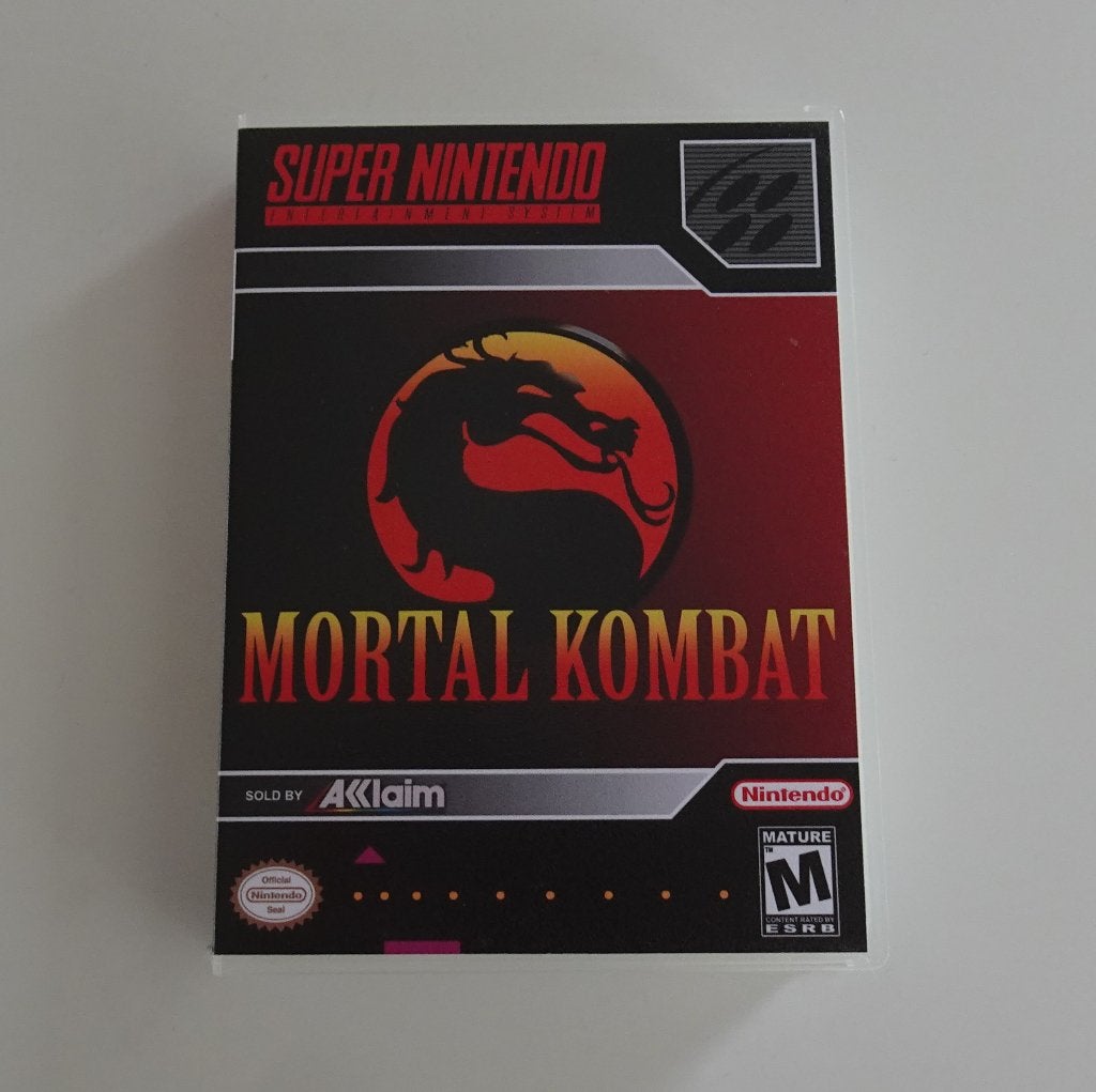Mortal Kombat - Super Nintendo Game Case, Ophalen, Vechten, 2 spelers, Zo goed als nieuw