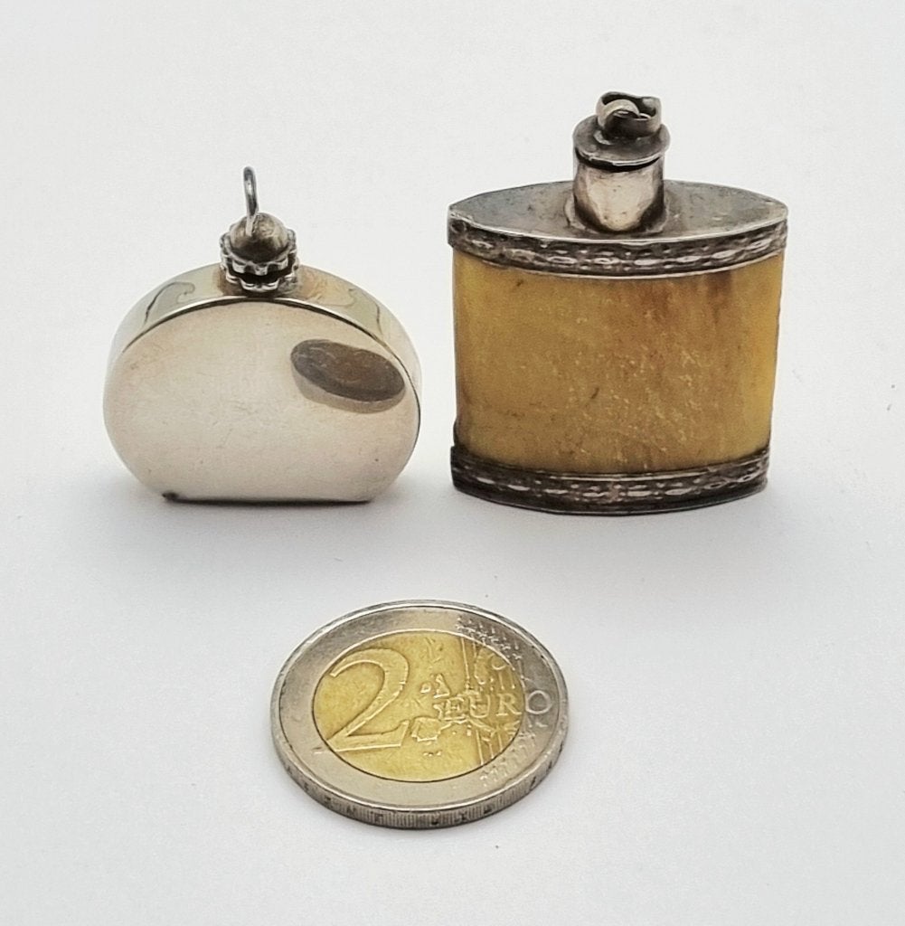 1055. Parfumflesjes - Jugendstil, ca. 1900, Antiek en Kunst, Ophalen, Zilver
