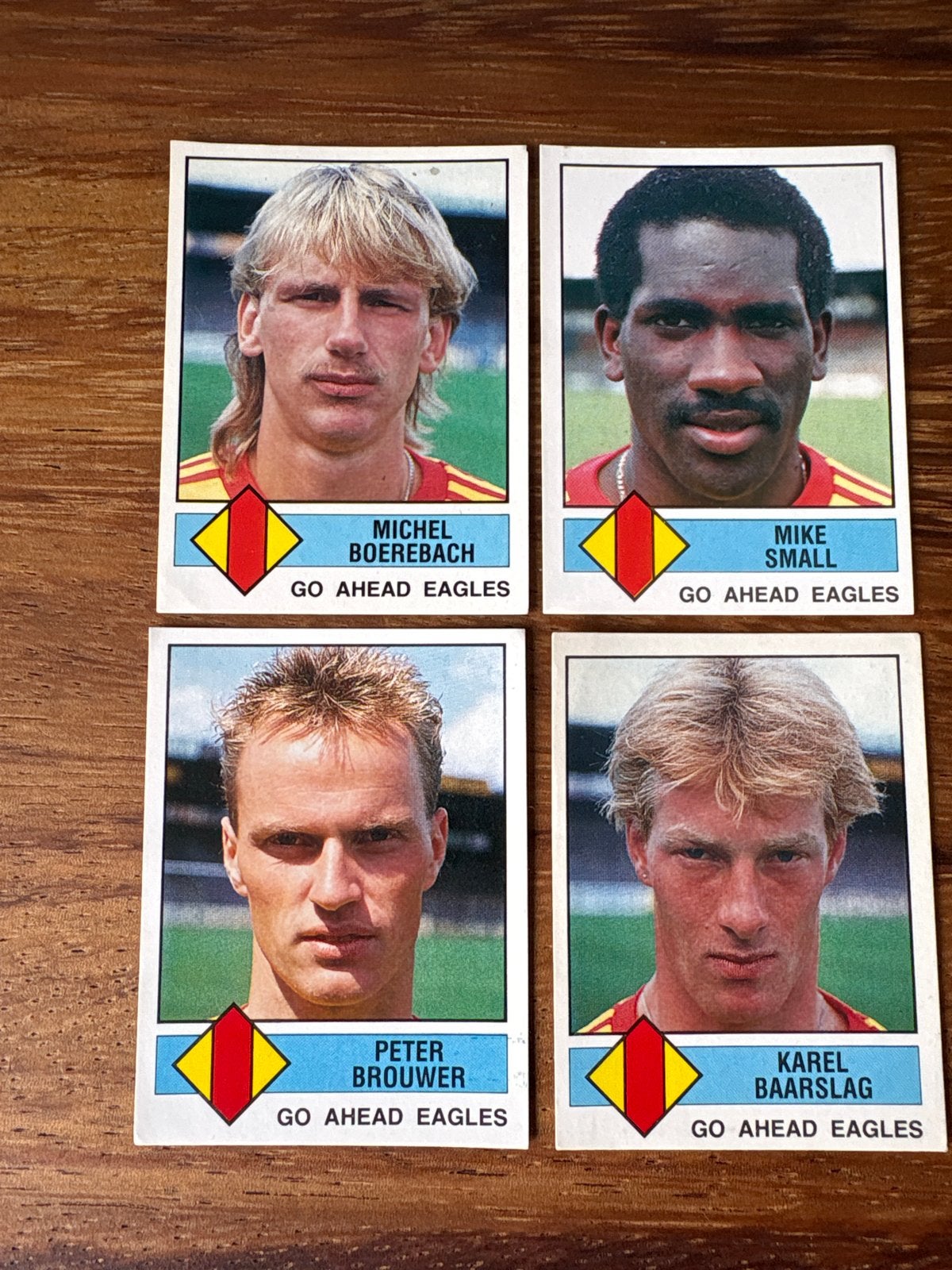 Panini Voetbal 1987 Plaatjes Go Ahead Eagles, Ophalen of Verzenden, Zo goed als nieuw, Stickers en Plaatjes