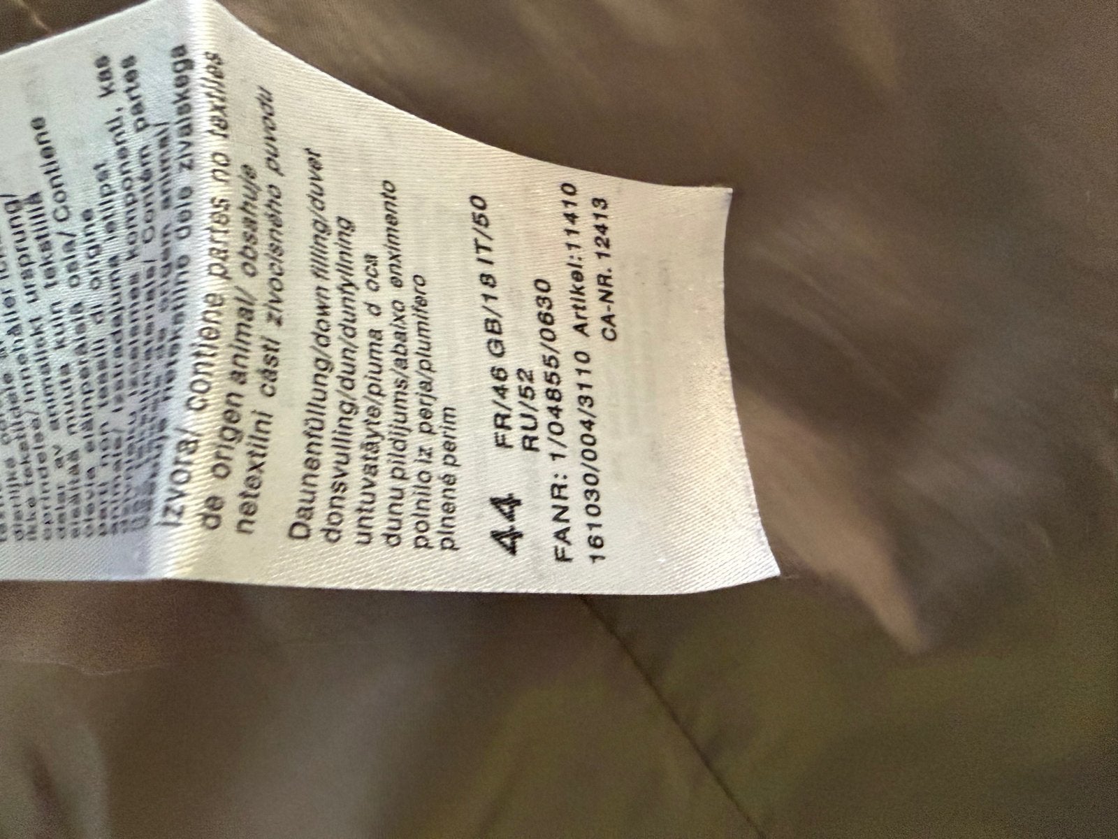 Basler donsjas maat 44, bruin, Kleding | Dames, Jassen | Winter, Ophalen of Verzenden, Zo goed als nieuw, Maat 42/44 (L), Bruin