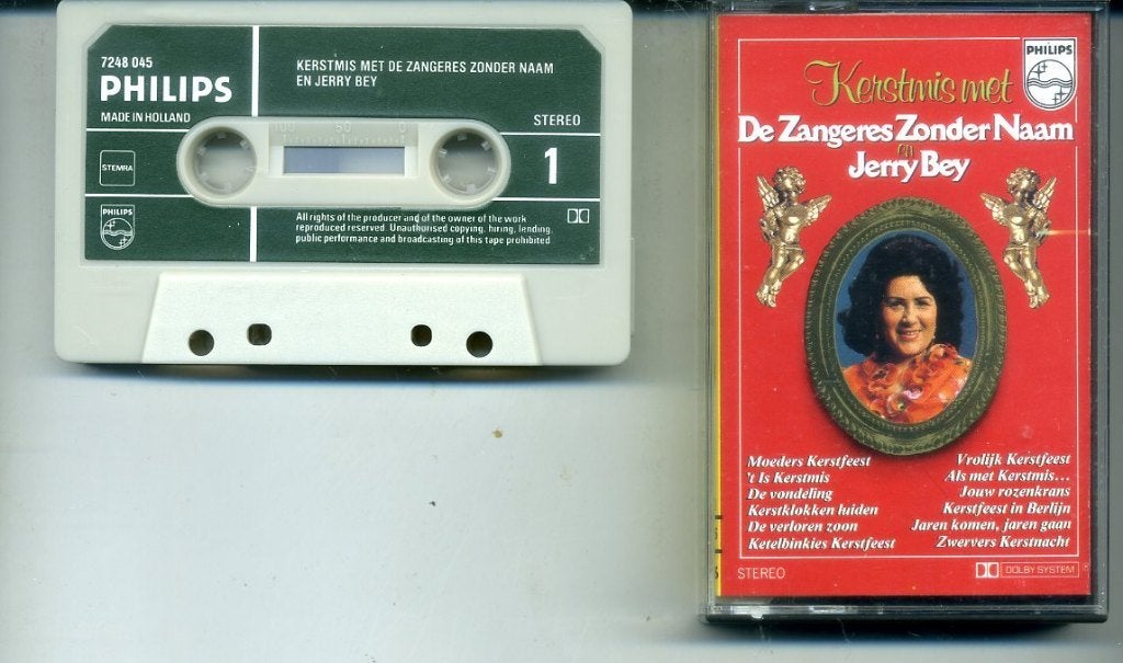 Kerstmis Met De Zangeres Zonder Naam En Jerry Bey 12 nrs ZG, 1 bandje, Ophalen of Verzenden, Zo goed als nieuw, Origineel