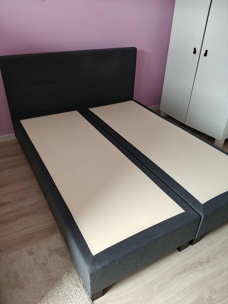 2 persoons bed, Huis en Inrichting, Slaapkamer | Bedden, Ophalen, Tweepersoons, Zo goed als nieuw, 200 cm