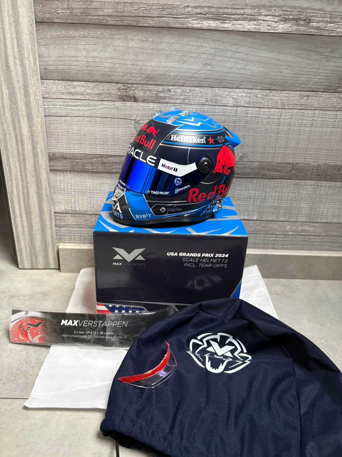 1:2 2024 USA Max Verstappen, Verzamelen, Automerken, Motoren en Formule 1, Ophalen of Verzenden, Nieuw, Formule 1