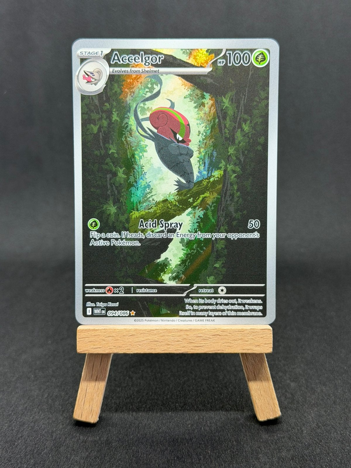 Pokémon TCG Accelgor WHT 094 | Illustration Rare, Ophalen of Verzenden, Zo goed als nieuw