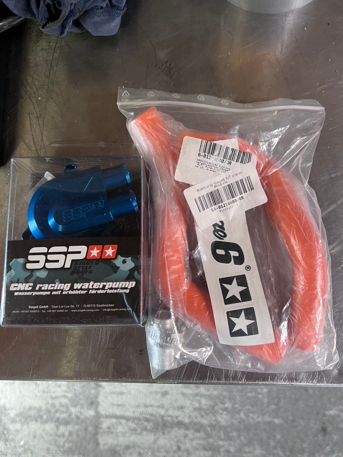 Stage 6 waterpomp en slangen kit splinternieuw, Ophalen of Verzenden, Nieuw