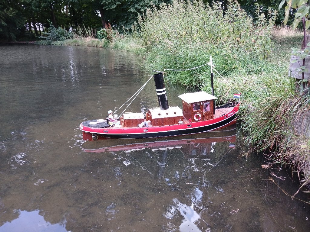 Zeer mooie RC Havensleepboot Anna. Inc veel extra s, Ophalen, Zo goed als nieuw, Groter dan 1:32, Overige merken