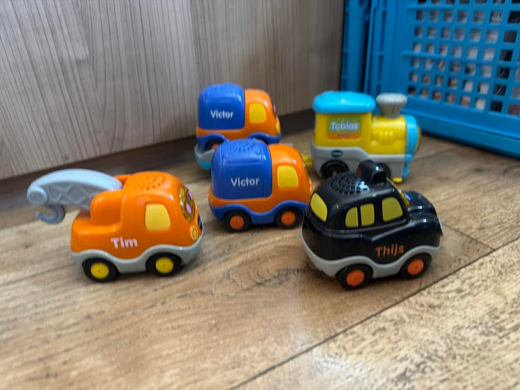 VTech Toet Toet Auto's - Set van 5 voertuigen, Kinderen en Baby's, Speelgoed | Speelgoedvoertuigen, Gebruikt, Ophalen of Verzenden