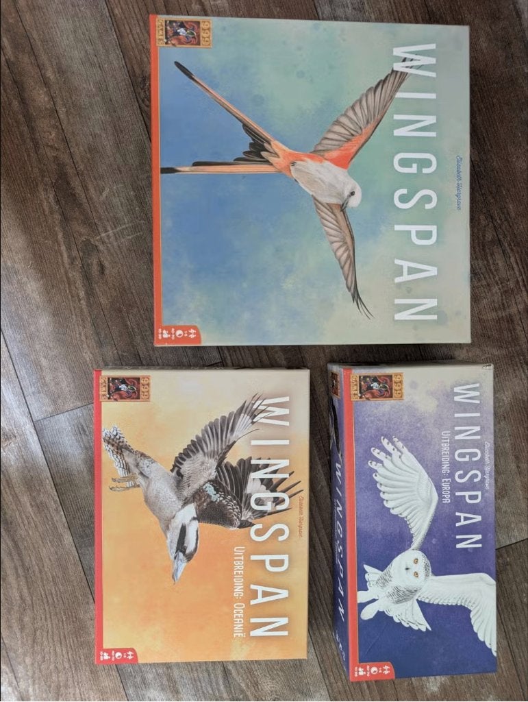 Wingspan + Oceanië en Europa uitbreidingen (NL), Hobby en Vrije tijd, Gezelschapsspellen | Bordspellen, Vijf spelers of meer, Ophalen of Verzenden