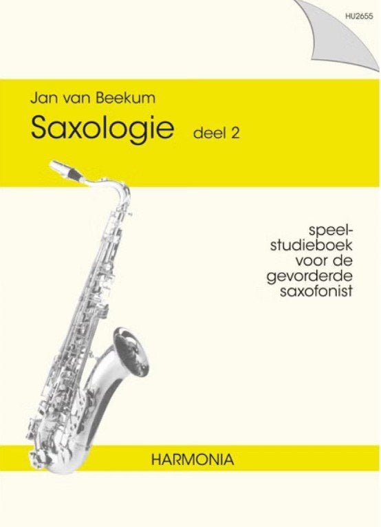 Saxologie deel 2-speel -studieboek gevorderde saxofonist-net, Gebruikt, Ophalen of Verzenden, Blues, Saxofoon
