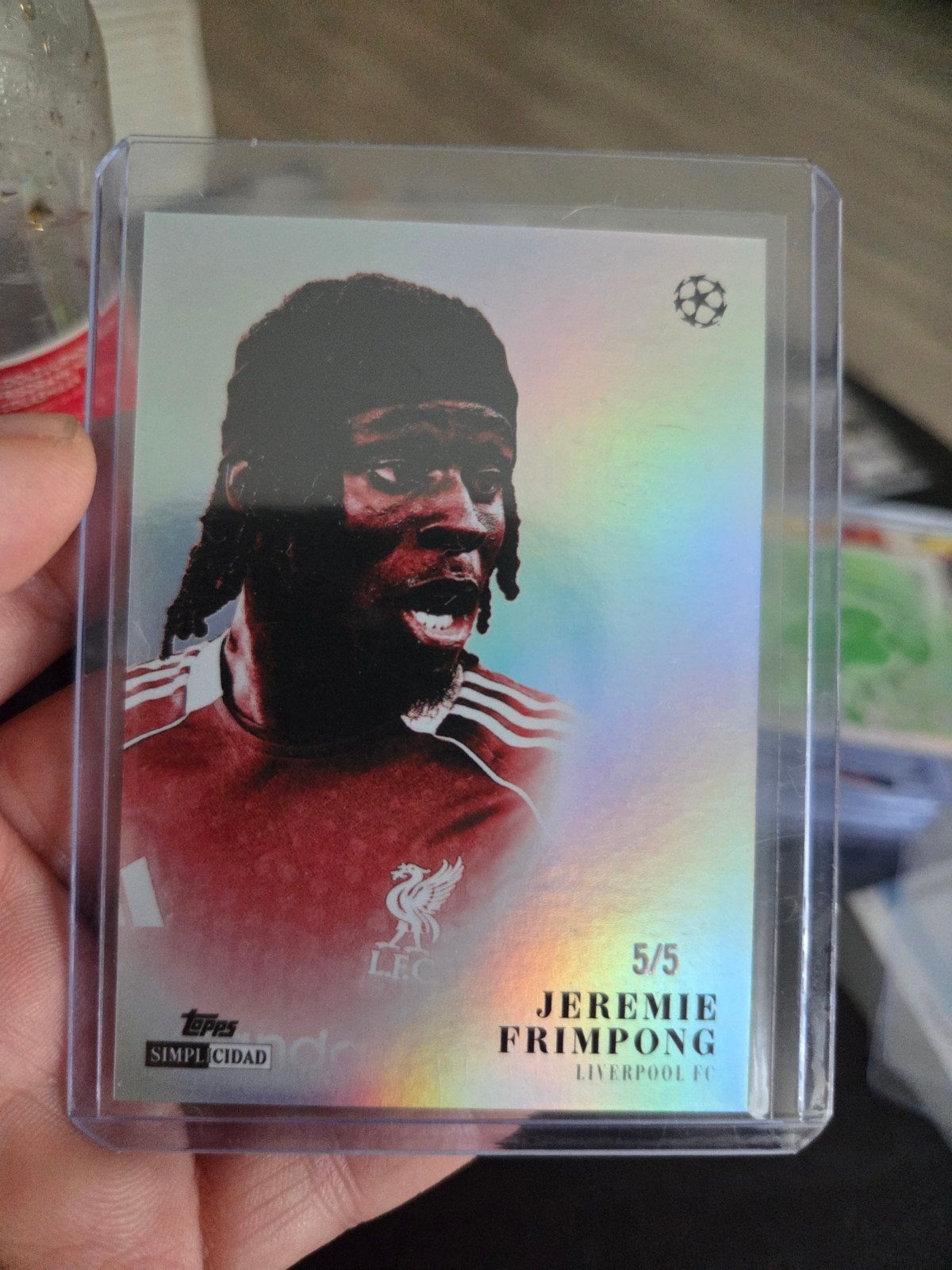 Topps Simplicidad Jeremy Frimpong 5/5 Voetbalkaart, Verzamelen, Ophalen of Verzenden