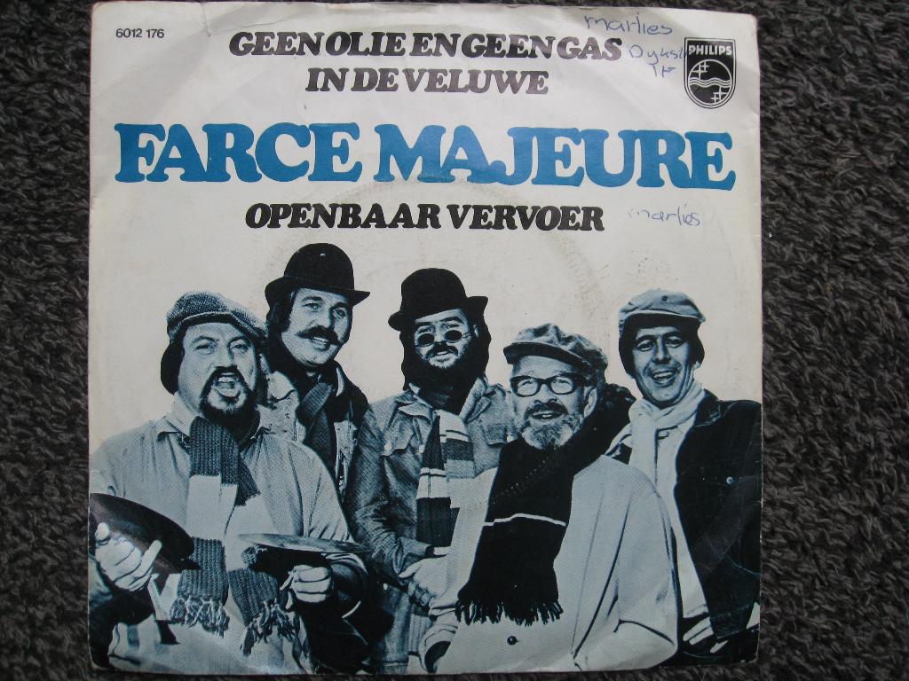 Farce Majeure - Geen Olie en geen gas in de Veluwe, Ophalen of Verzenden, Gebruikt, Pop, Single