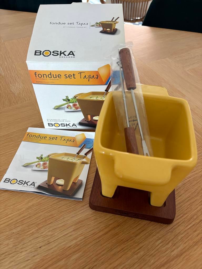 Boska fondueset Tapas, Ophalen of Verzenden, Nieuw, Waxinelicht, Fondueset