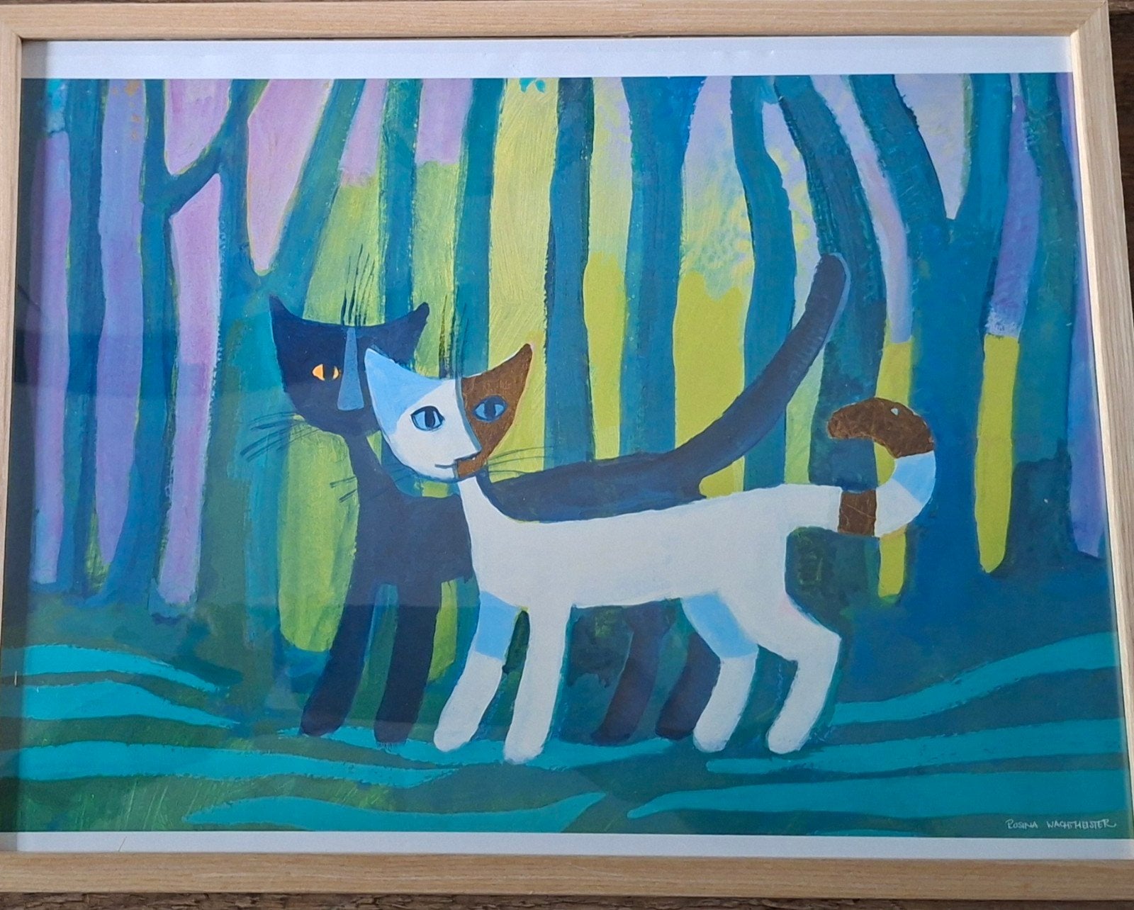 Rosina Wachtmeister - Bosco Incantato - poster, Antiek en Kunst, Ophalen of Verzenden