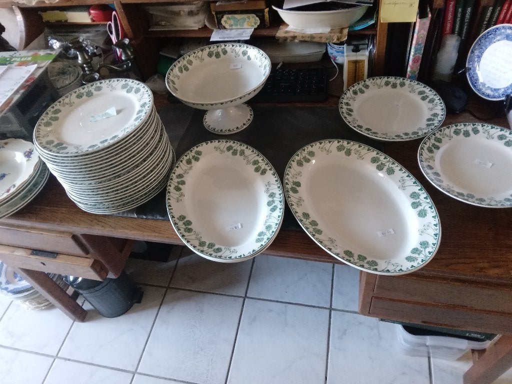 te koop losse serviesdelen BFK serie TRIFOLIUM, Antiek en Kunst, Ophalen of Verzenden